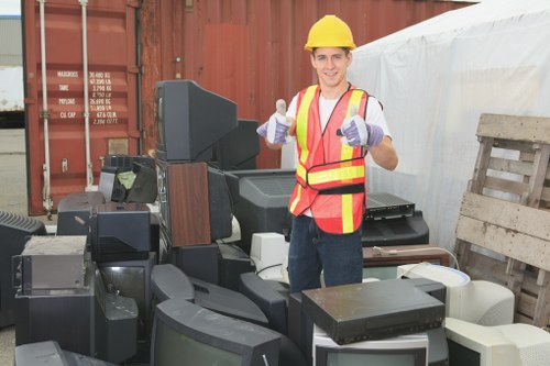 First aid kit and emergency response equipment in a waste service vehicle