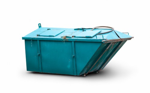 Secure payment terminal and documents representing business waste removal payments